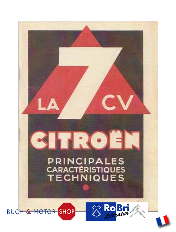 Citroën Traction Avant 7CV principales caractéristiques